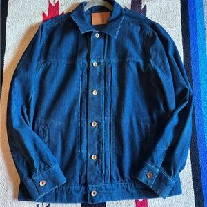 Taylor Stitch Men’s Dispatch Trucker Jacket - Indigo Corduroy - Size: Large - 42